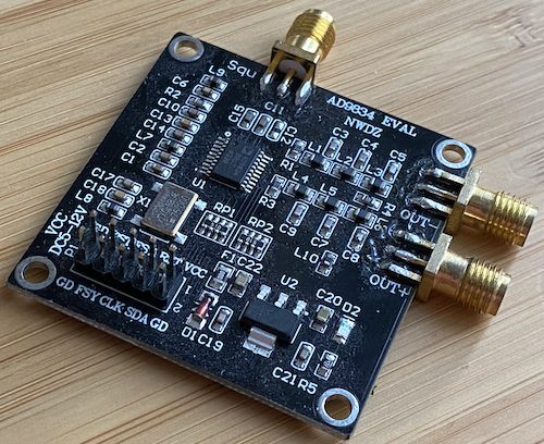 Low Cost AD9834 Evaluation Board