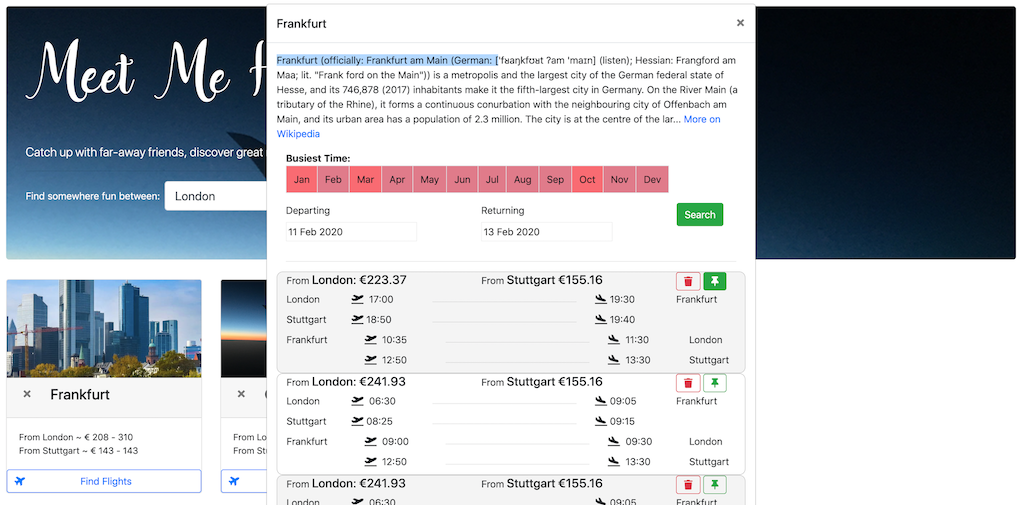 Meet Me Half Way Itinerary Suggestions