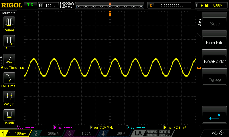 Low output level from the AD9834 into a 50 Ohm Load